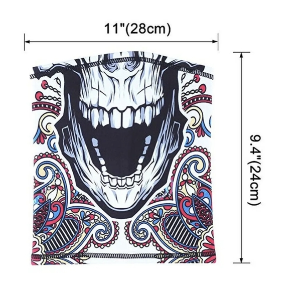 Winter Fleece Neck Gaiter Half Face Mask Ski Motorcycle Cycling Scarf Bandana US - Picture 4 of 6